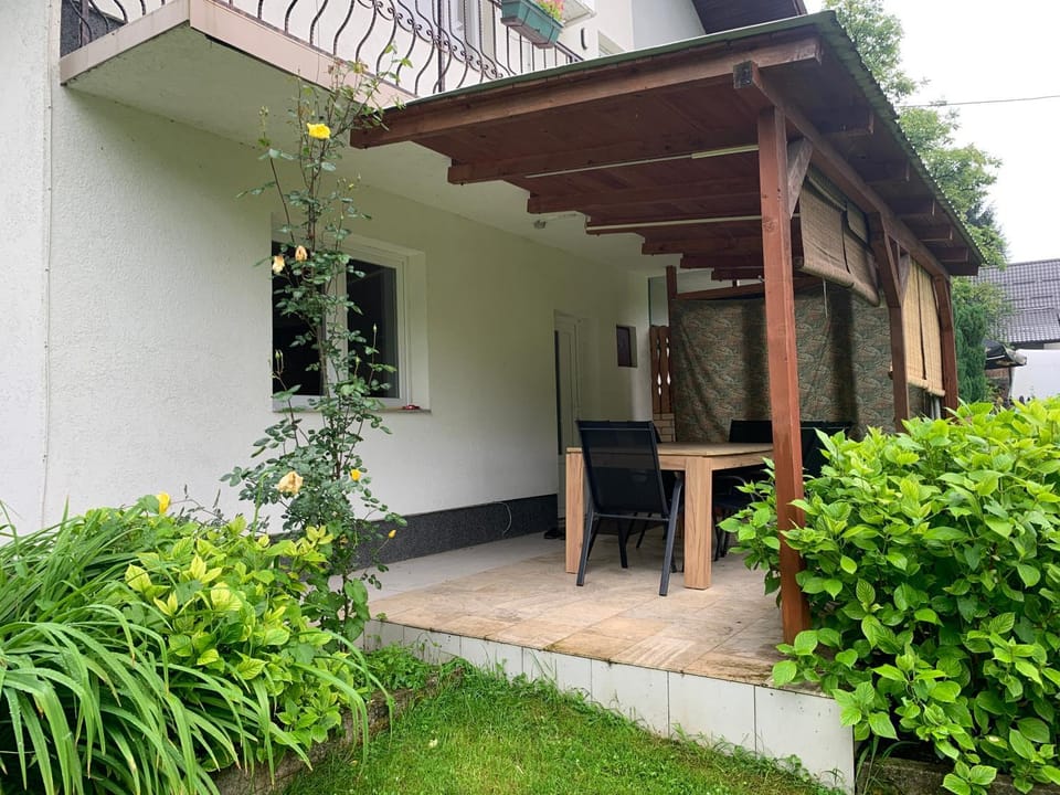 Property building, Patio