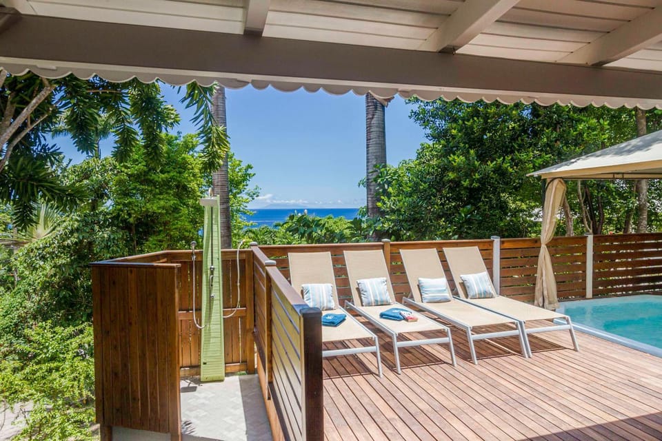 Patio, Balcony/Terrace, Garden view, Sea view