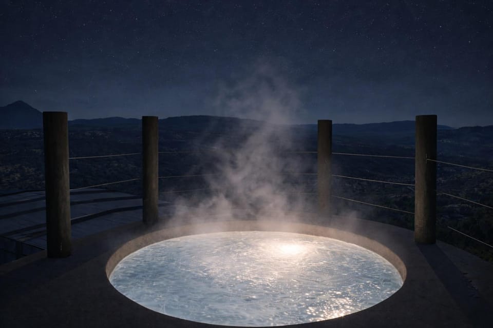 Night, Hot Tub
