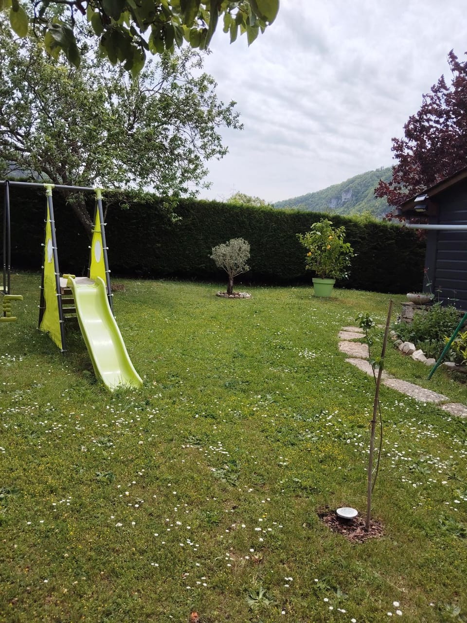 Property building, Garden view