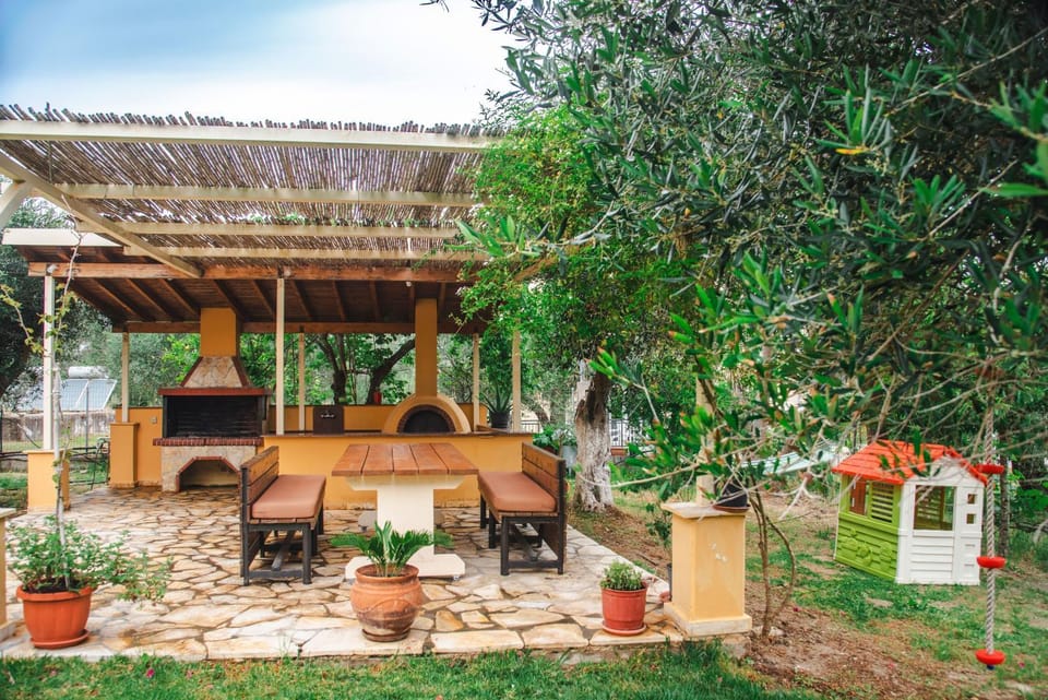 BBQ facilities, Children play ground, Dining area
