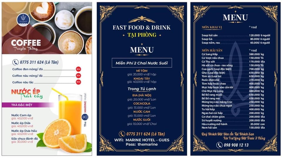 Food and drinks