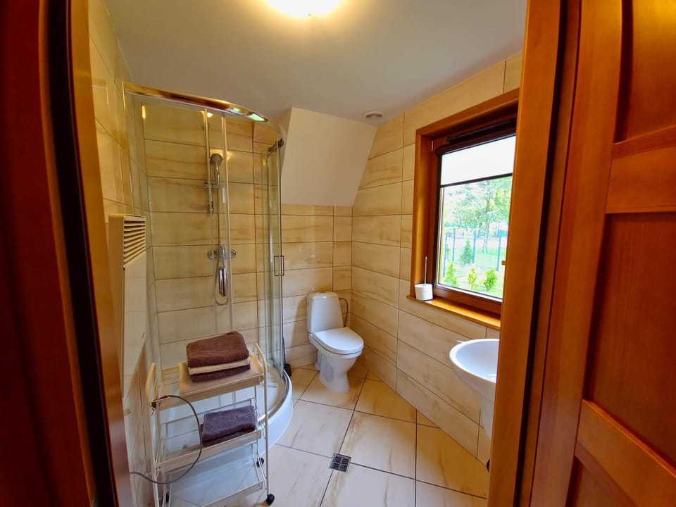 Shower, Toilet, Bathroom, towels