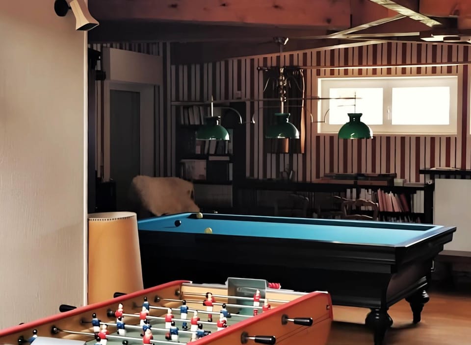 Billiard, Game Room, Library