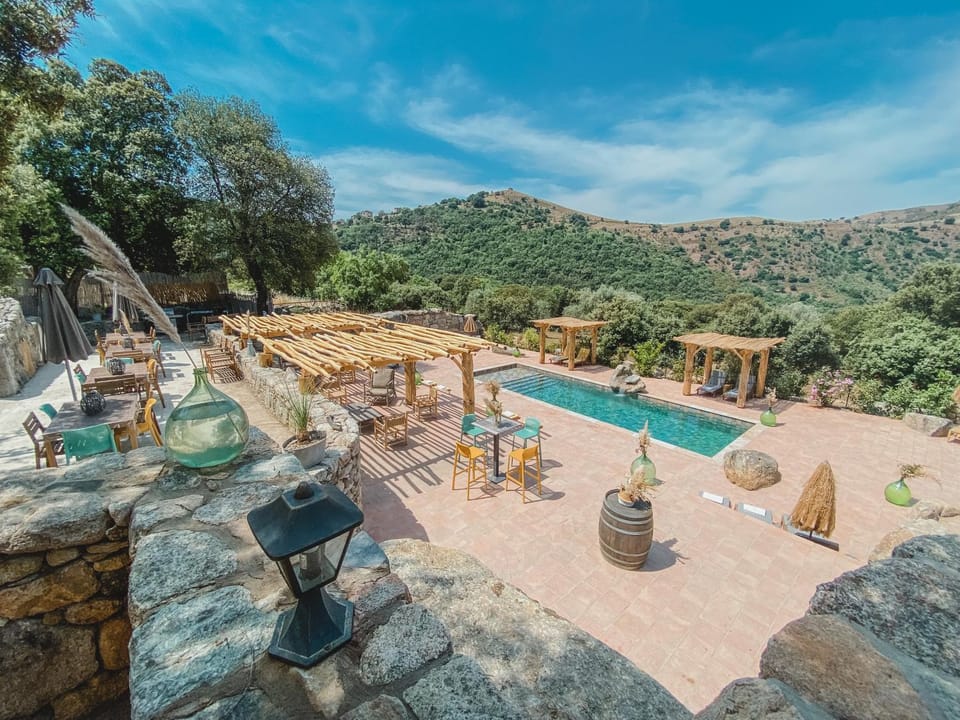 Property building, Patio, Balcony/Terrace, Pool view, Swimming pool