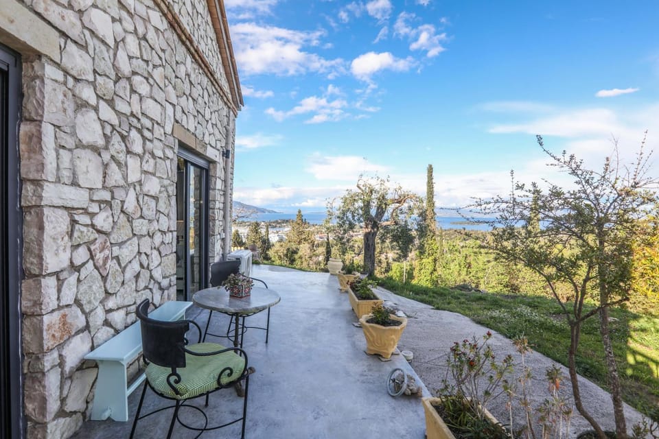 Patio, Natural landscape, Balcony/Terrace, Garden view, Mountain view, Sea view