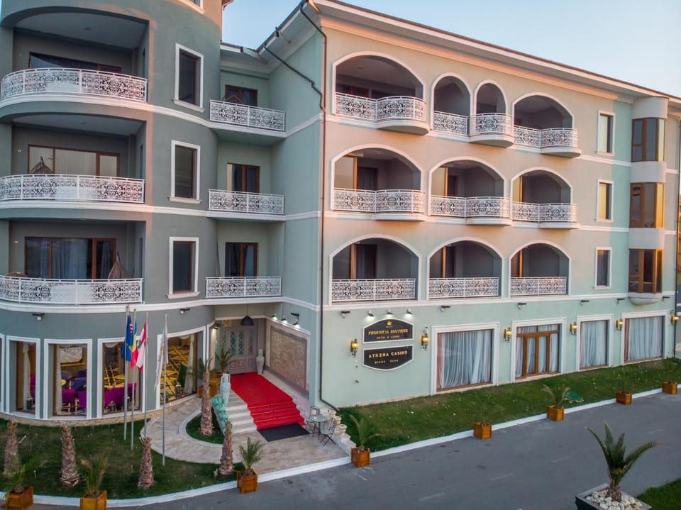Property building, Day, View (from property/room), Balcony/Terrace, Logo/Certificate/Sign, Street view