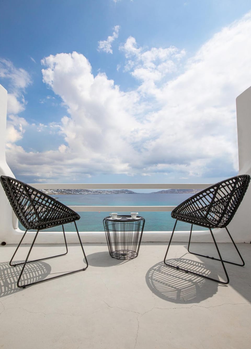 Day, Natural landscape, View (from property/room), Balcony/Terrace, Seating area, Sea view