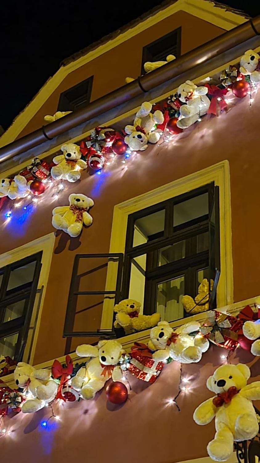 Facade/entrance, Night, Winter, Decorative detail