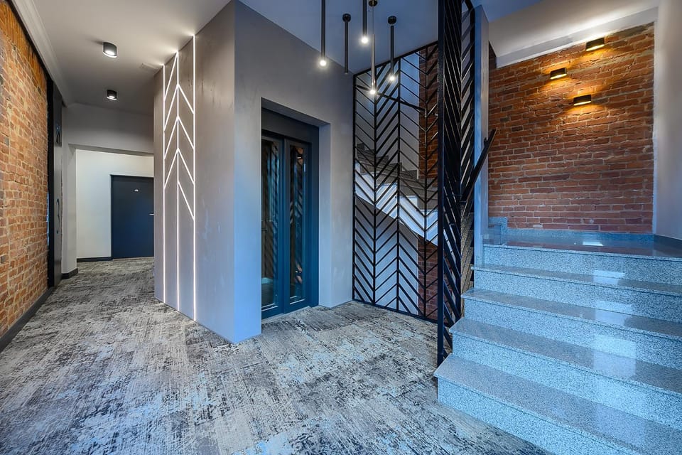 Lobby or reception, Decorative detail