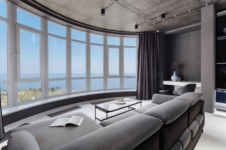 Seating area, Sea view