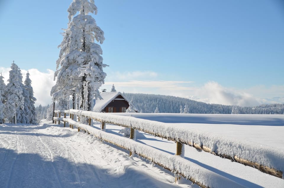 Day, Natural landscape, Winter, Mountain view