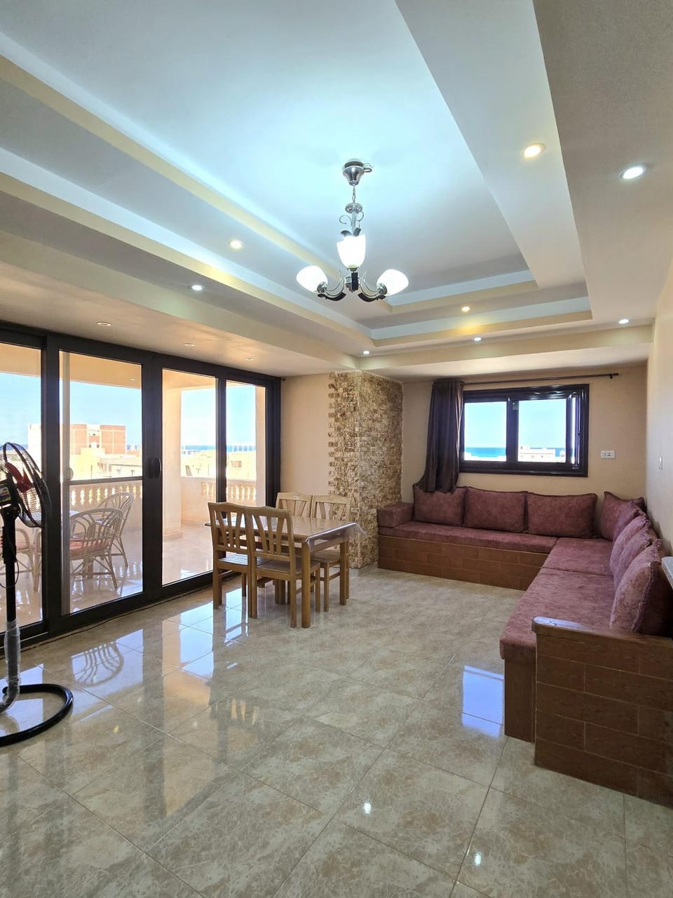 Living room, Seating area, Dining area, Sea view, Sea view, Sunrise
