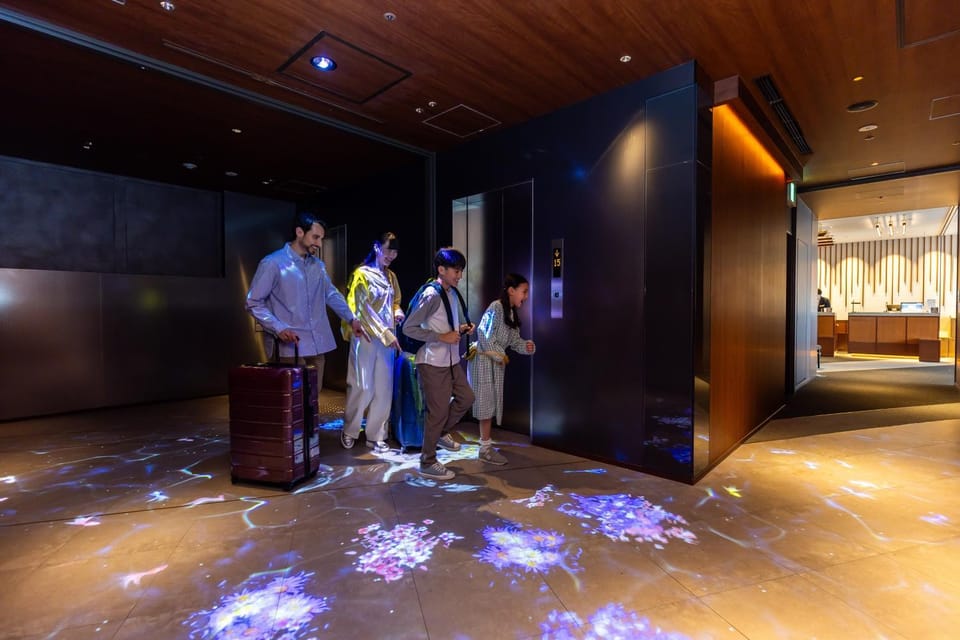 People, Area and facilities, group of guests, elevator