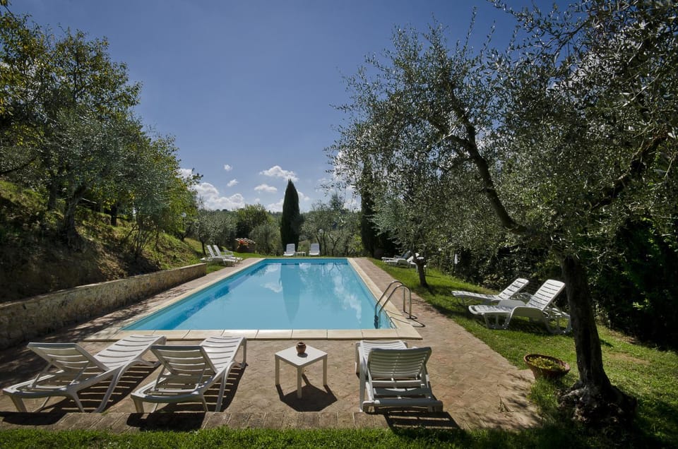Natural landscape, Pool view, Swimming pool