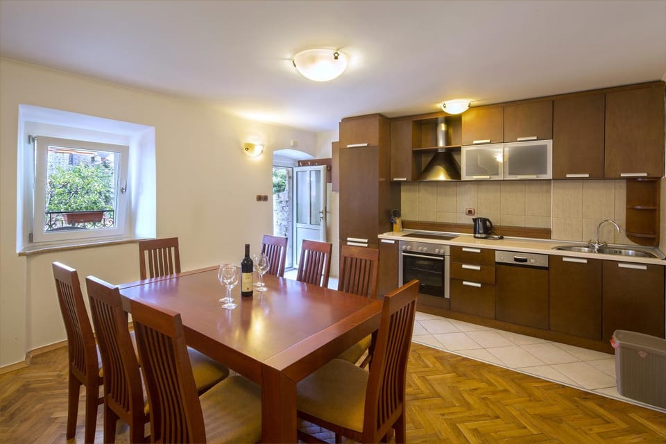 Kitchen or kitchenette, Dining area