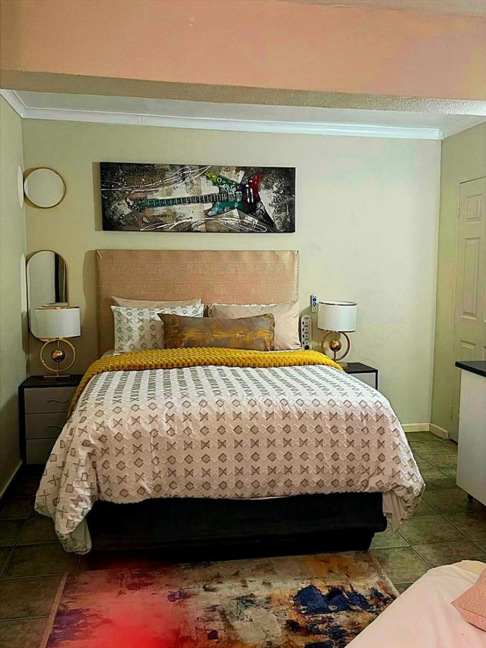 Bed, Photo of the whole room, Bedroom, wardrobe
