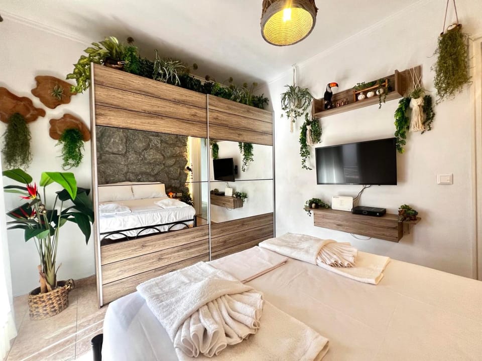 Bed, TV and multimedia, Bedroom