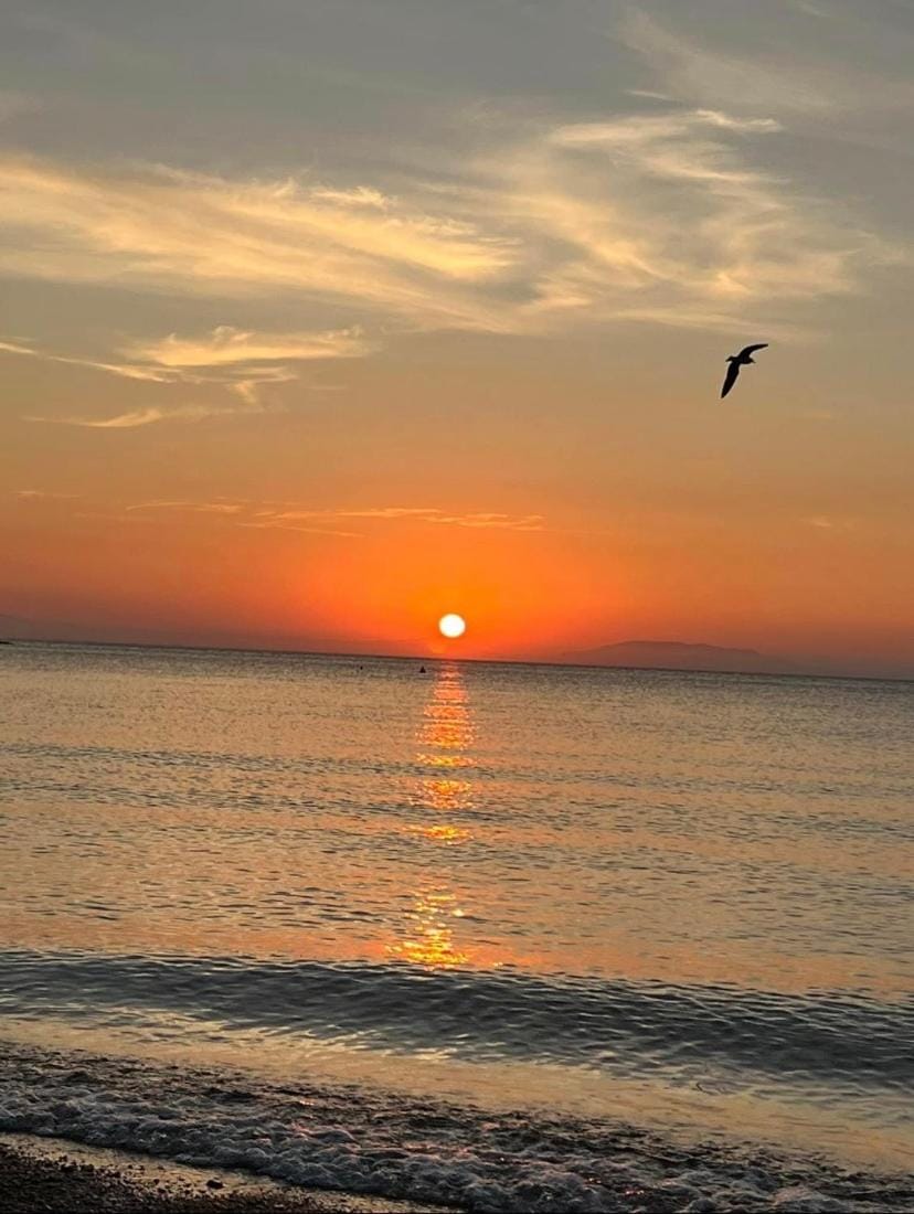 Day, Natural landscape, Beach, Sea view, Sunrise