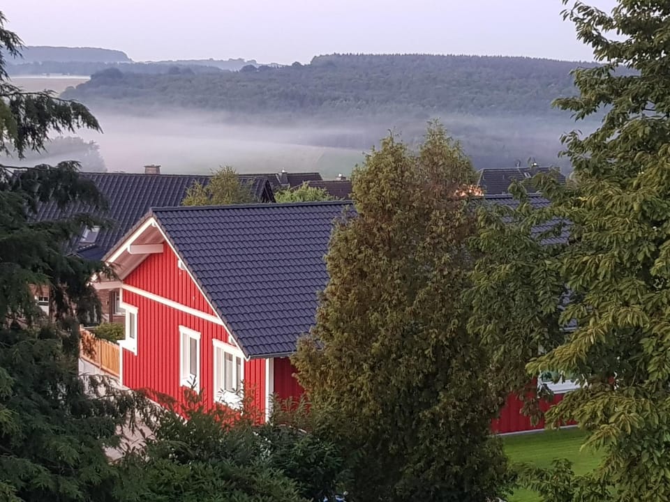 Neighbourhood, Bird's eye view, Summer, On site, Mountain view, Sunrise