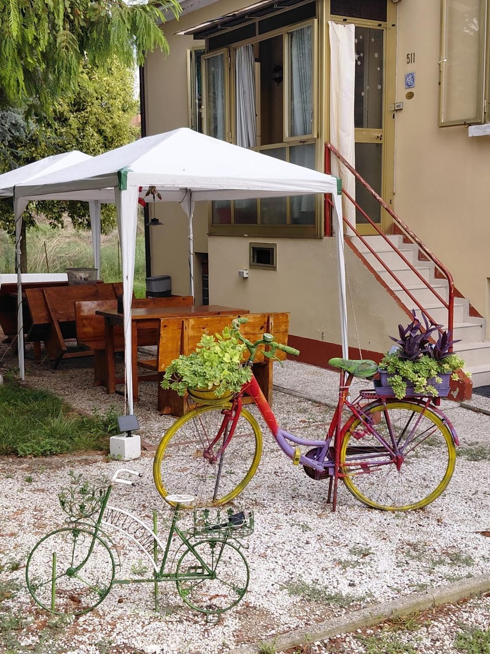 Property building, Garden