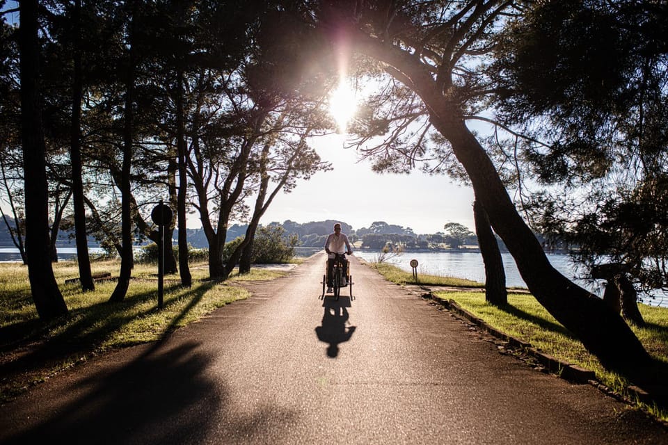 Natural landscape, Beach, Cycling, Sunset