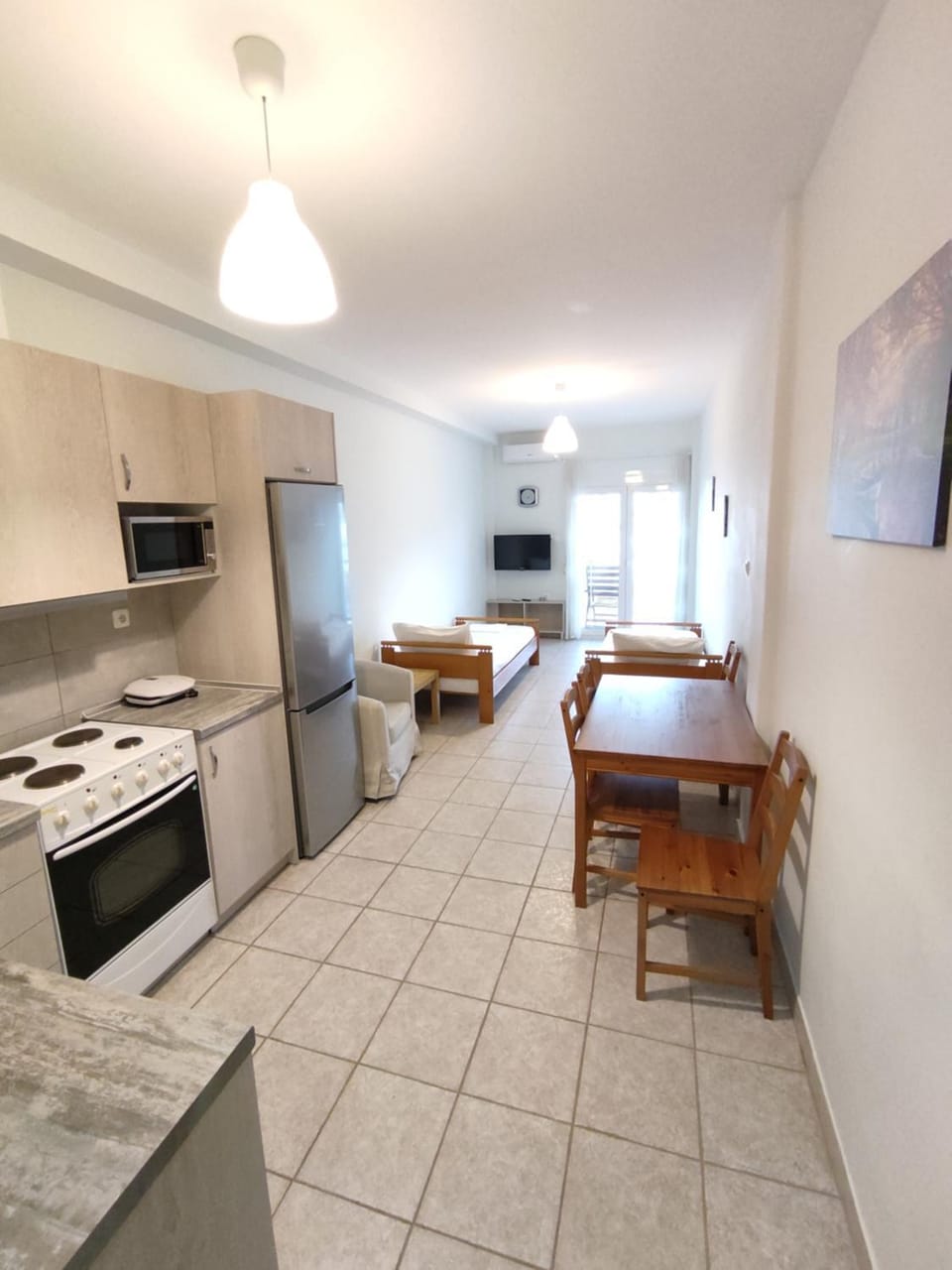 Bed, TV and multimedia, Kitchen or kitchenette, Living room, Dining area, pet friendly, stove, kitchen