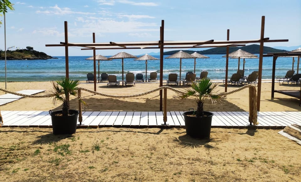 Day, Natural landscape, Beach, Sea view, sunbed