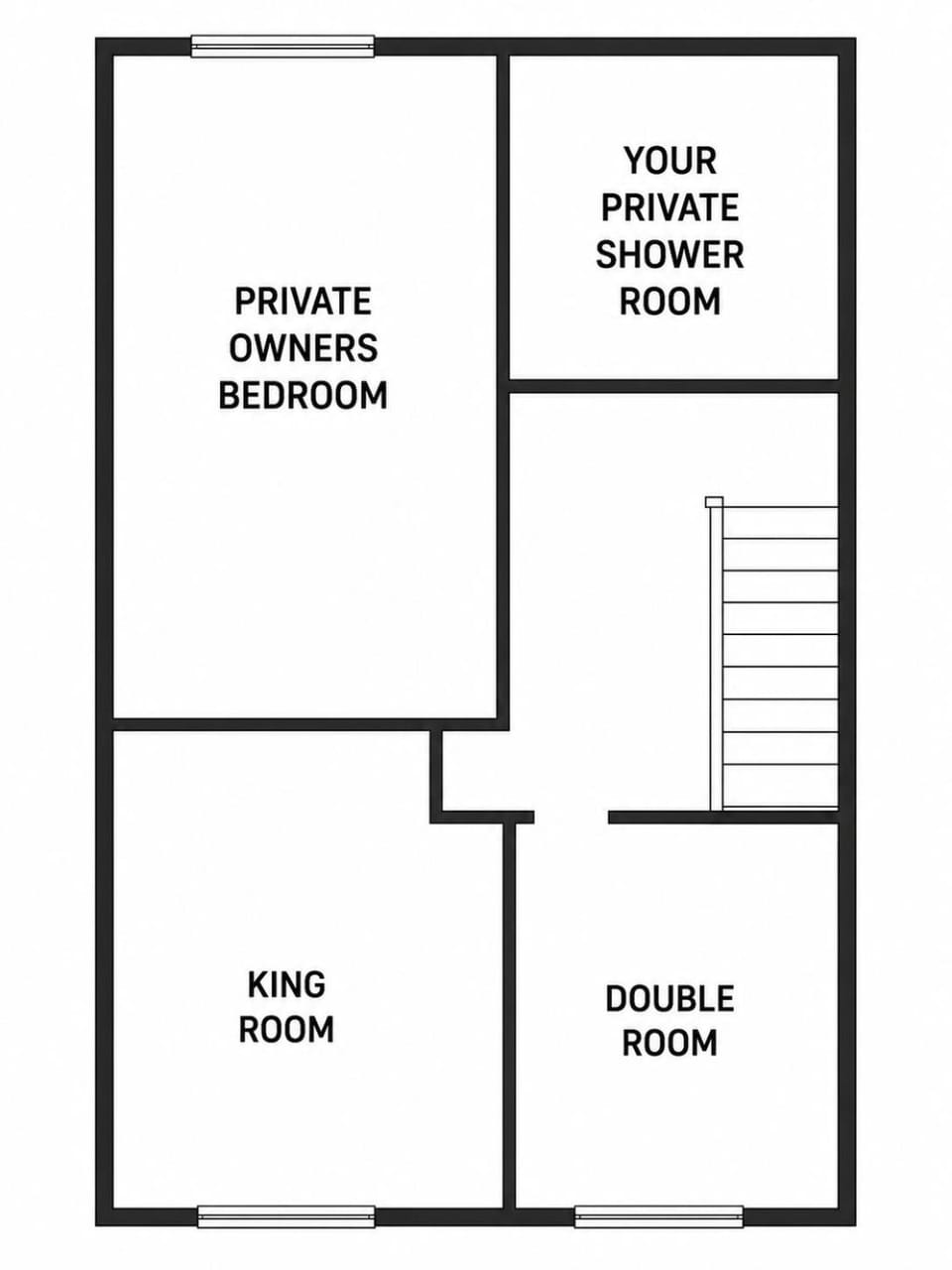 Cae Garw Guest House - Room Only Bed and Breakfast in Wales