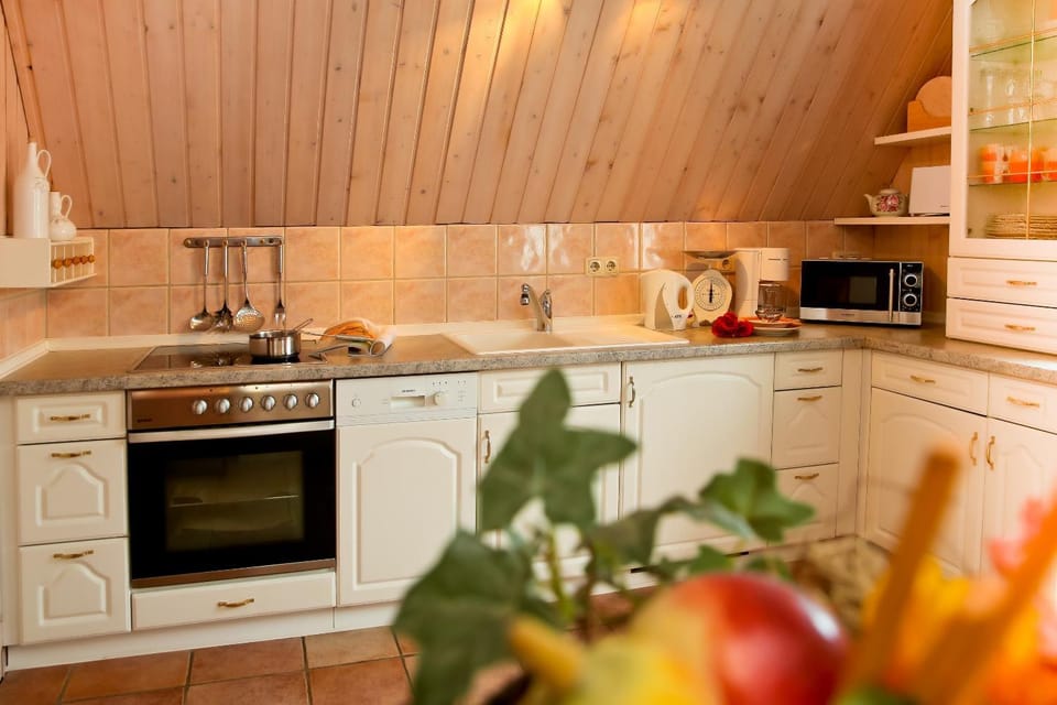 Coffee/tea facilities, Kitchen or kitchenette, dishwasher, stove, toaster