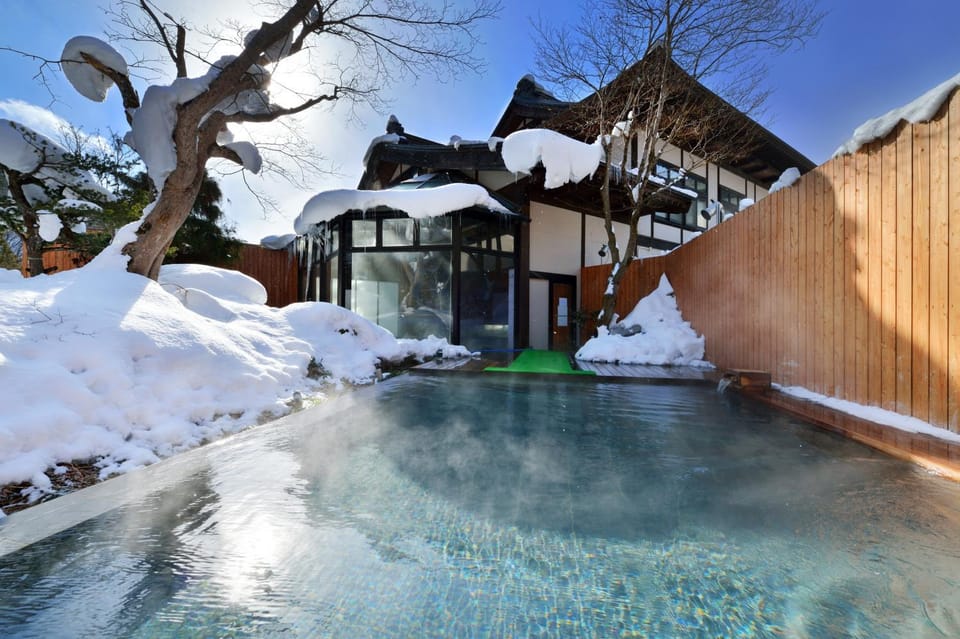Day, Winter, Hot Spring Bath, Open Air Bath
