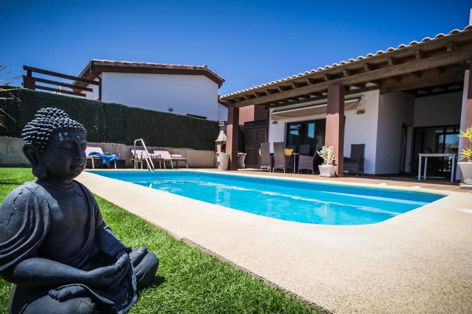 Pool view, sunbed