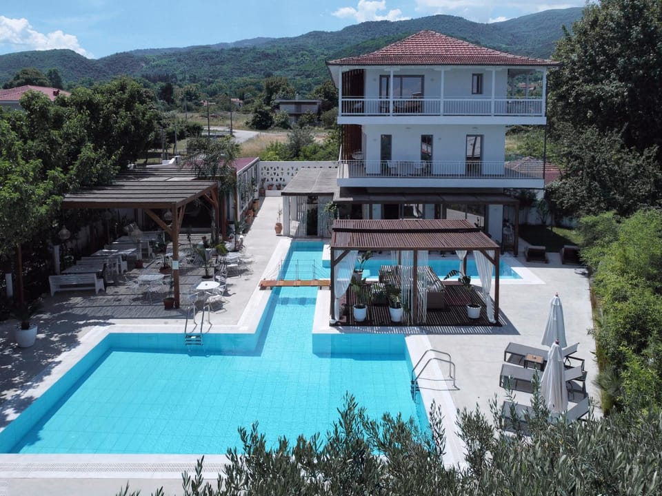 Property building, Natural landscape, Swimming pool