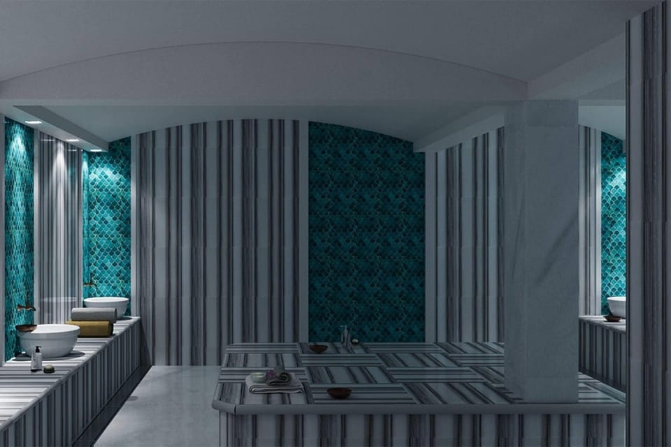 Steam room, Lobby or reception