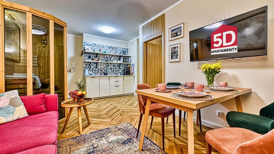 Apartament Podróżniczy z prywatną Sauną blisko Elementsa - 5D Apartments Apartment in Lower Silesian Voivodeship