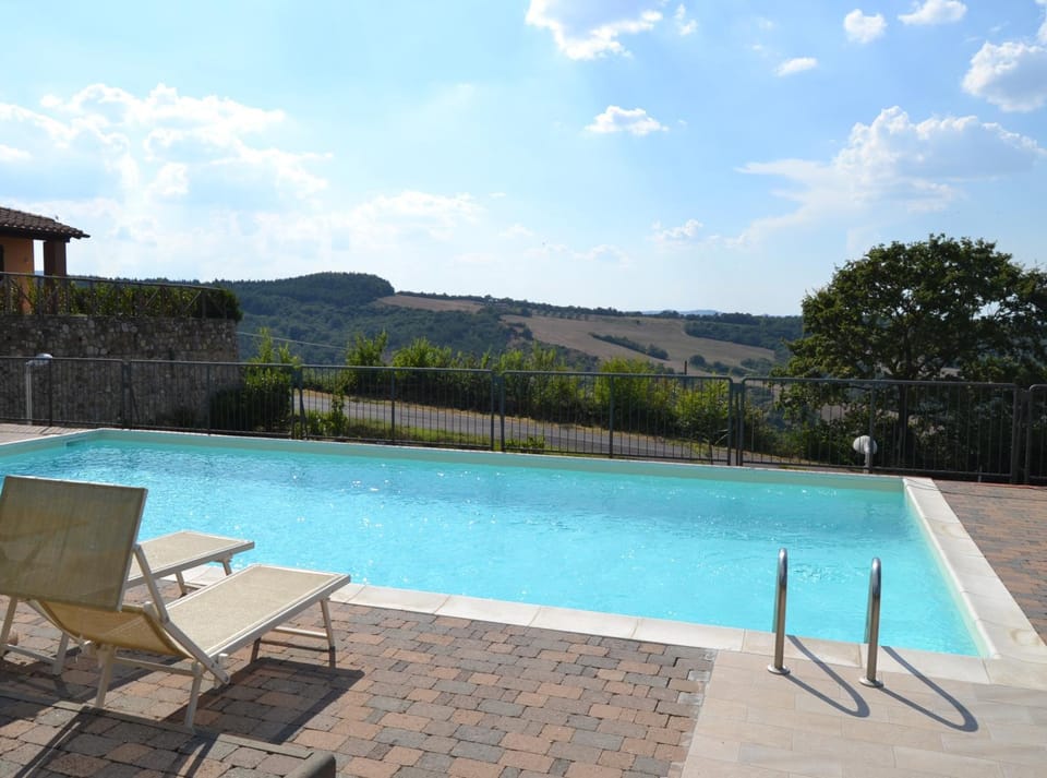 Day, Natural landscape, Pool view, Swimming pool, Swimming pool, Quiet street view, sunbed
