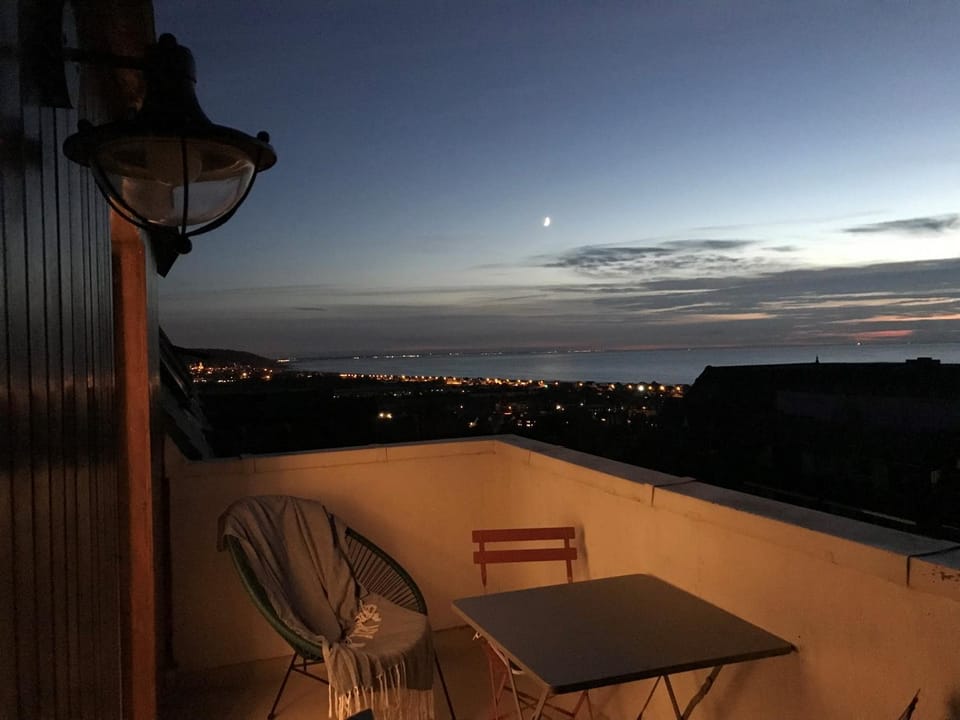 Balcony/Terrace, Sea view, Sunset