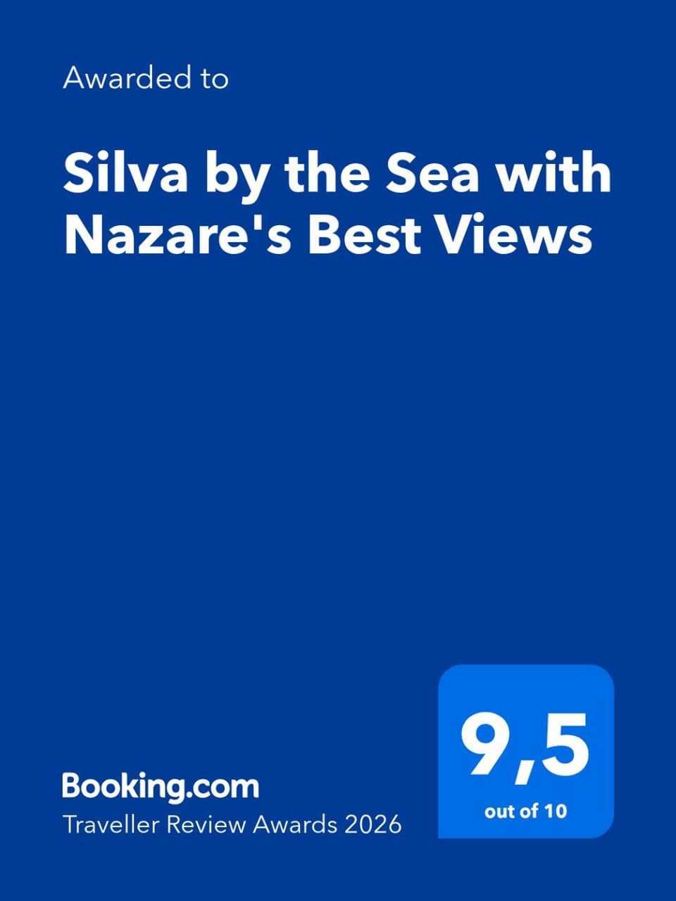 Silva by the Sea with Nazare's Best Views Apartment in Nazaré