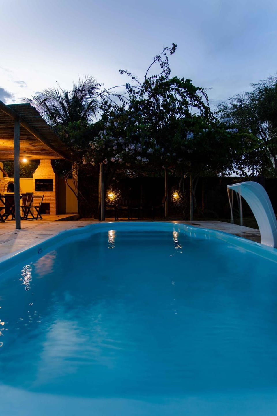 Swimming pool, Sunset