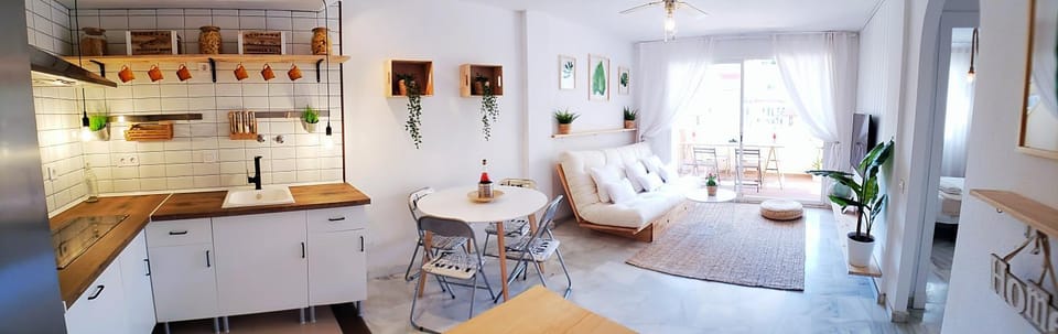 Living room, Communal kitchen
