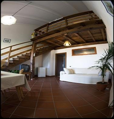 Bed, Living room, Photo of the whole room, Seating area, Bedroom