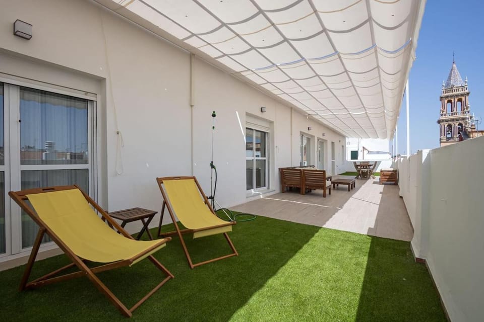 Day, View (from property/room), Balcony/Terrace, sunbed
