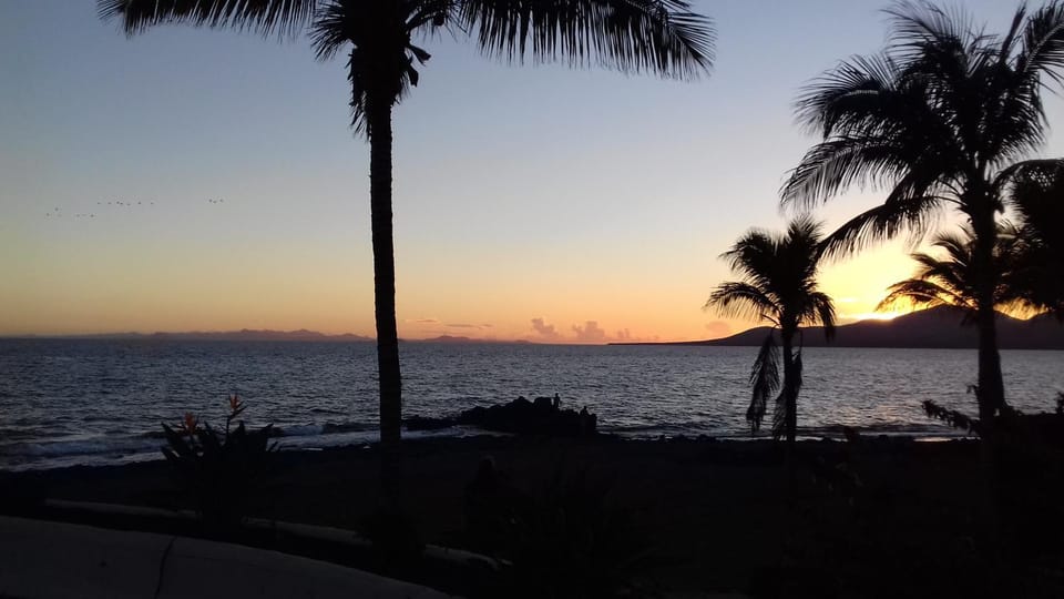 Natural landscape, Sea view, Sunset