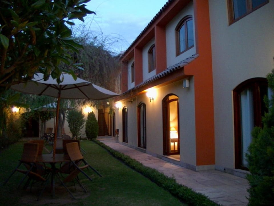 Property building, Patio, Garden view