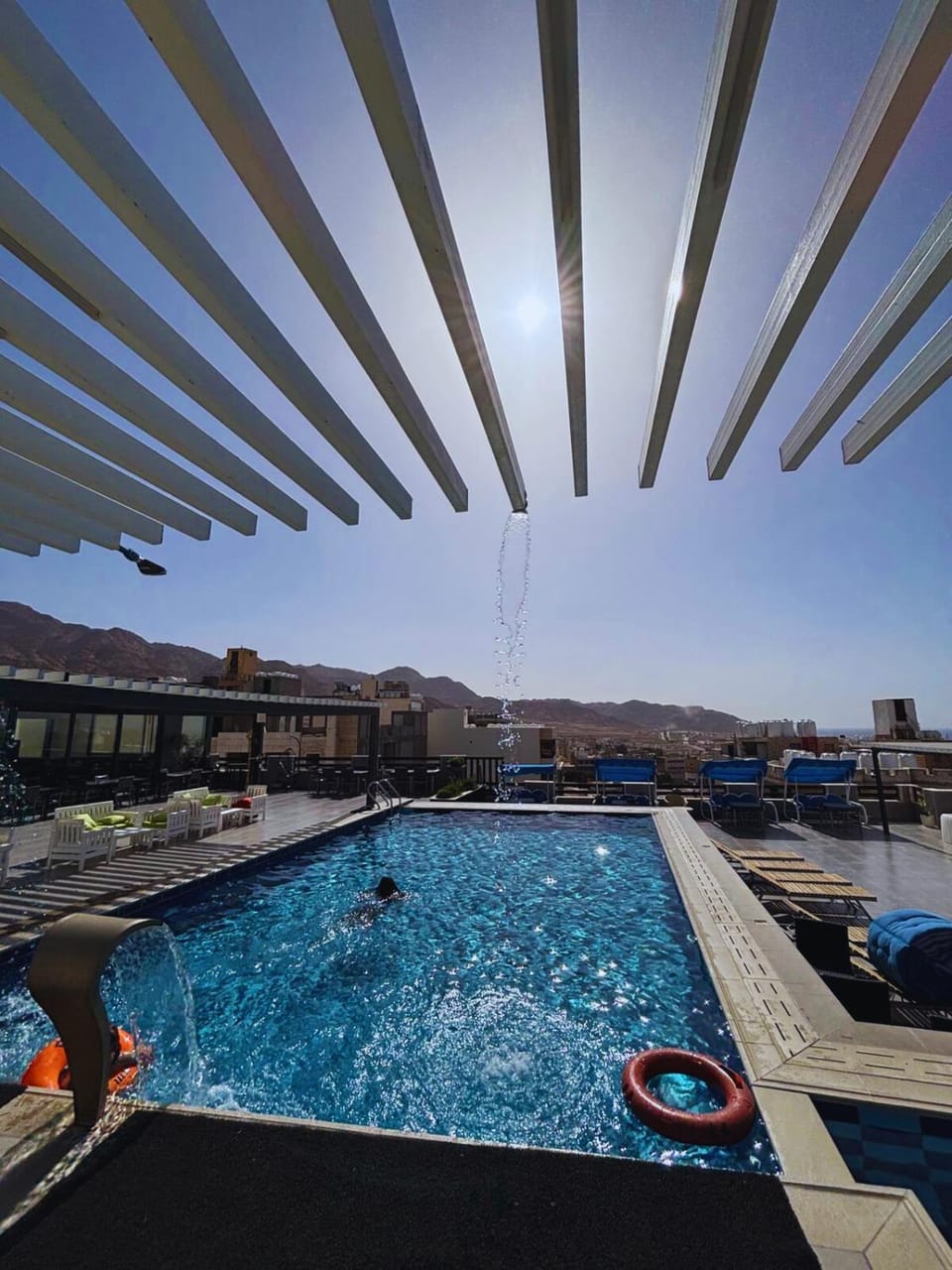 Day, Natural landscape, Pool view, Swimming pool, sunbed