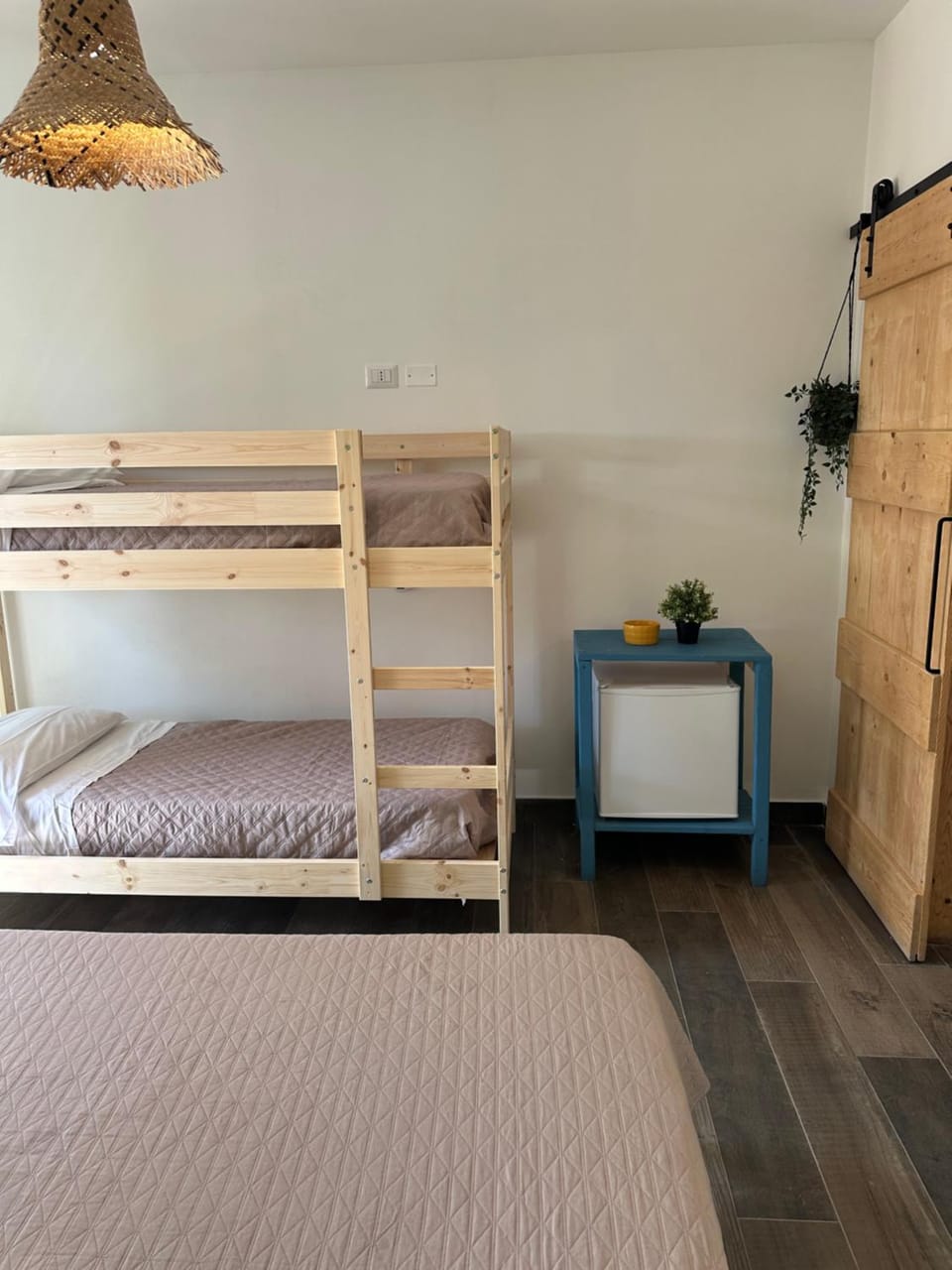 Photo of the whole room, bunk bed