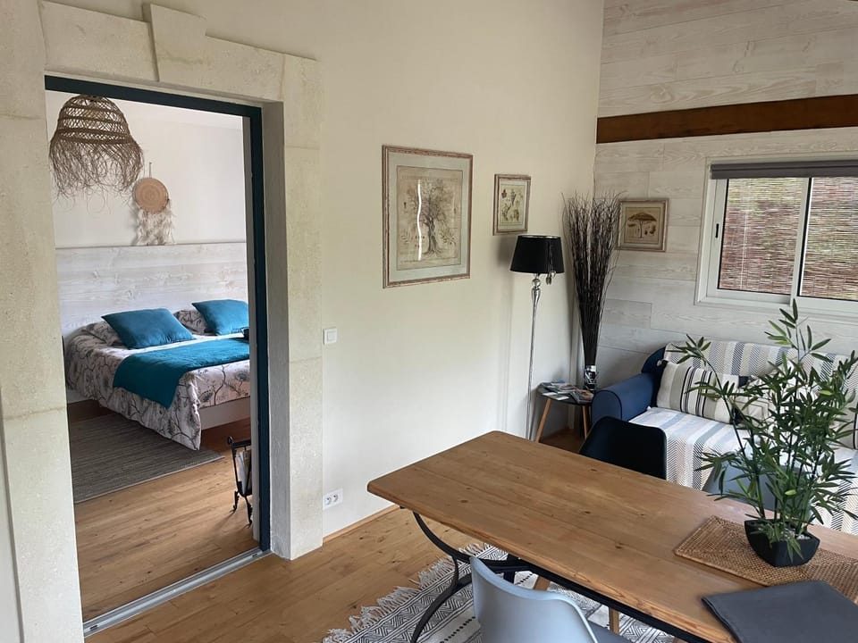 La Chambre Haute, sa kitchenette, son spa et son jardin à Nîmes Bed and Breakfast in Nimes