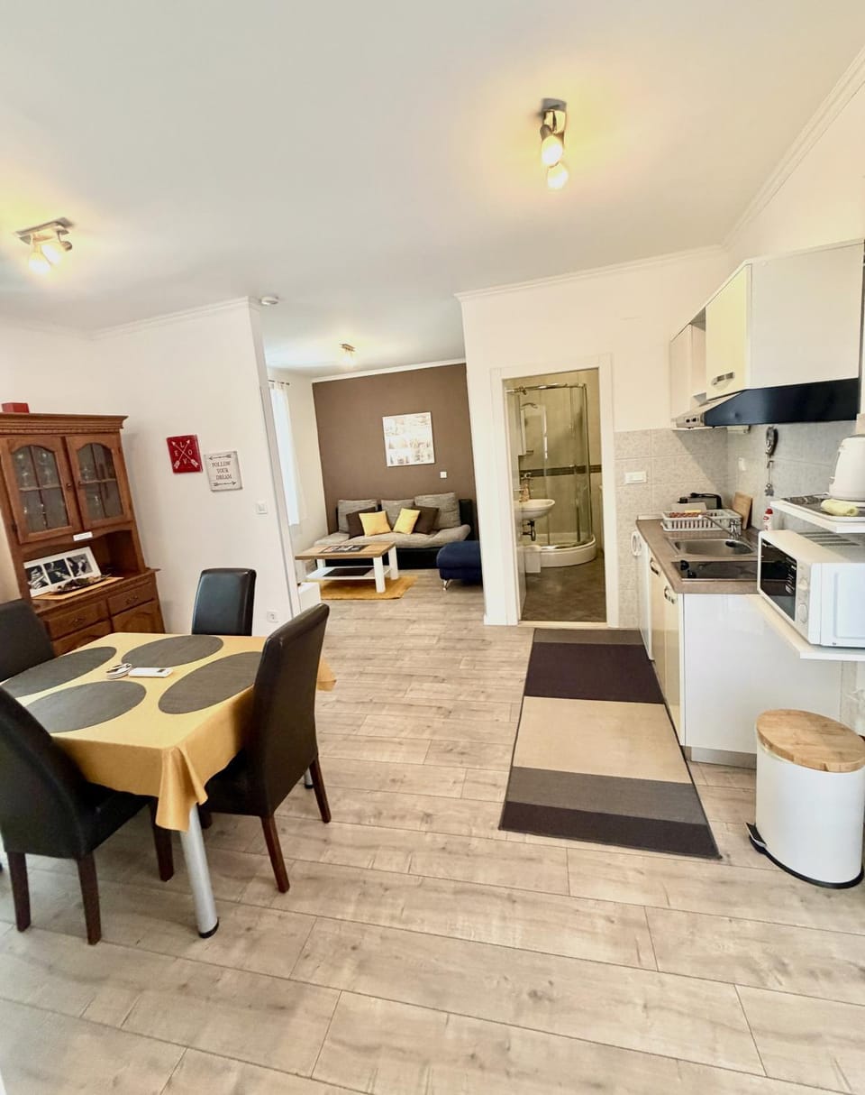 Toilet, Kitchen or kitchenette, Seating area, Dining area