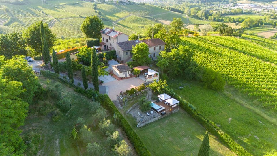 Property building, Natural landscape, Bird's eye view, Garden, Open Air Bath