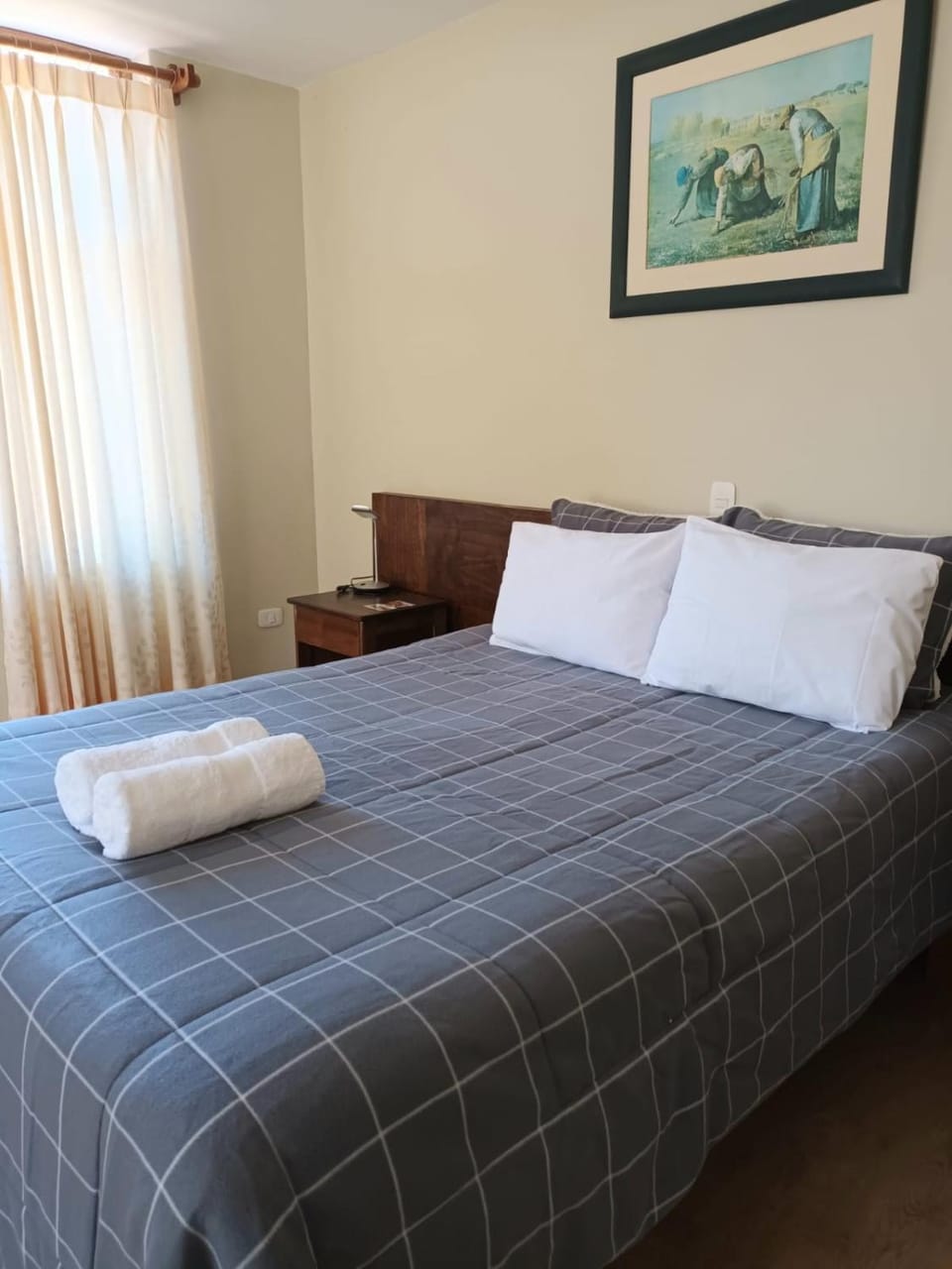 Bed, View (from property/room), Bedroom, towels